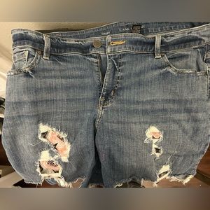 Lane Bryant denim shorts size 18
